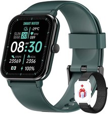 Bluetooth Smartwatch Armband Pulsuhr Blutdruck Fitness Tracker für Herren Damen