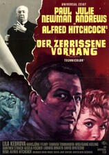Der zerrissene Vorhang ORIGINAL A1 Kinoplakat Alfred Hitchcock / Paul Newman