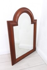 WUNDERSCHÖNER SPIEGEL HOLZ WANDSPIEGEL HÄNGE FLUR SPIEGEL ANTIK MASSIV RARITÄT