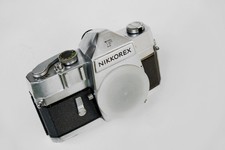 NIPPON KOGAKU,  NIKKOREX  F,  Selten,  Spiegelreflex Kamera, stark gebraucht.