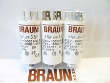 REVOX Studer A77 MKI -MKIV Betriebs-, Motorkondensatoren 1 Satz (3 Stck) NEU 