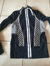 Cardigan Marc Cain Sports Shirtjacke schwarz weiß khaki