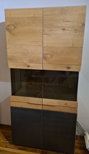 Voglauer Wohnzimmermöbel: Vitrine, TV-Board/Lowboard, Hängeelement und Wandregal