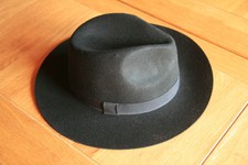 gebrauchter Damenhut schwarz 