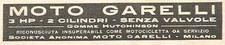 Y2545 Moto Garelli 3 HP 2 Zylinderkopf - Werbung Der 1922 - Old Werbung