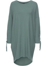 G1°5131 SWEATKLEID IN EUKALYPTUSGRÜN MELIERT GR. 44/46 NEU