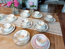 9 Sammeltassen davon 7 Stück von Bavaria / Porzellan Gedeck