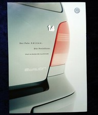 VW Polo Edition, 6N2, Preisliste 7/2000,