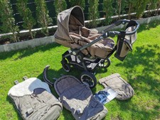 Teutonia BeYou V3 Kombikinderwagen mit viel Zubehör,sehr gut erhalten,Ledergriff