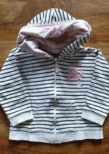 H&M Sweatshirtjacke Kapuzenjacke Hoodie Gr. 86 Mädchen +TOP ZUSTAND+