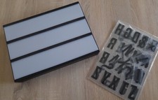 Light Box gebraucht mit Buchstaben