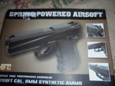 SPIELZEUG PISTOLE SPRING POWERED AIR SOFT