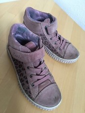 SCHUHE * Stiefel * LURCHI * Gr. 32 * Klettverschluss * rosa * Leopardenmuster