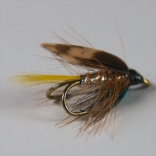 3 Wee Doppel FORELLE, MEERFORELLE LACHS Fliegenfischen Fliegen Verkauf von Libellen