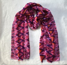 Damen Schal Tuch Stola / Bunt / Ethno / L 185 cm x B 34 cm /  NEUWARE