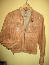 Gipsy, Lederjacke, Gr.38,40, L,Natur-Braun