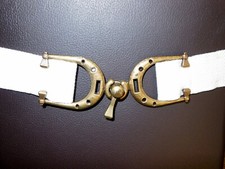 Stretchgürtel mit Hufeisen Buckle