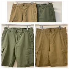 Marks & Spencer Herren reine Baumwolle Cargo Shorts 2 Farben Größe 30-44" Taille
