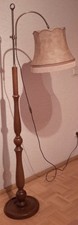 Stehlampe, Stehleuchte  aus Eiche mit Lampenschirm