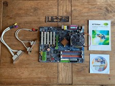 Gigabyte ga-7n400 pro2 Motherboard mit AMD Athlon XP 3000+ CPU-axda3000dkv4e