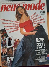 Charity Verkauf Neu Mode 12/92 Weihnachten Nähen Stricken Basteln Magazin