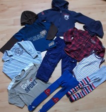 Gr. 98 / 104 Set Jungs Bekleidungspaket Hose gefüttert Jacke Oberteile Hemd