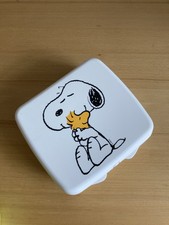 Peanuts Snoopy Tupperware Box Sandwichbox Brotdose Lunchbox RAR!