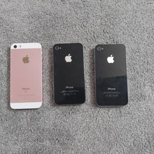 3 iPhones. iPhone 4x2, iPhone SE Original. Gebraucht, kann aber teilweise mitgenommen werden.