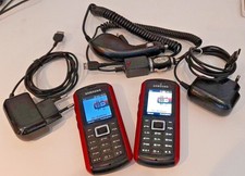 (2 Stück) Samsung GT-B2100 - Scarlet Red (Ohne Simlock) Handy 