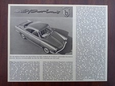 NSU Sport Prinz, Bertone, Bericht, 1958