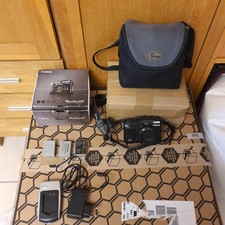 Canon PowerShot G12 10MP Digitalkamera - Schwarz inkl. viel Extras 