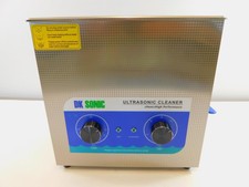 DK SONIC Ultraschallreiniger Reinigungsgerät Edelstahl für Schmuck Brillen Klin