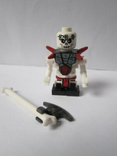 Lego Ninjago Figur Skelett Krieger mit  Knochenaxt und Stachelkragen gebraucht,