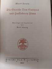 Antiquarisch: Mark Twain: Die Streiche Tom Sawyer / Huckleberry Finns