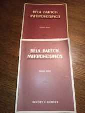 2x Bela Bartok - Mikrokosmos - Piano Solo - Heftbindung - deutsch -Vol I und VI
