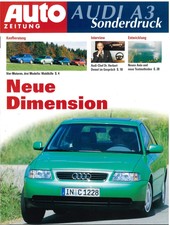 Sonderdruck aus Autozeitung 1996/1997 - Audi A3 Kaufberatung / Test / Technik