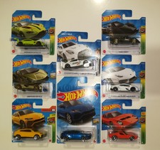 Hot wheels Lamborghini, Nissan, Aston Martin, Pagani Zonda, 8 Modelle, OVP