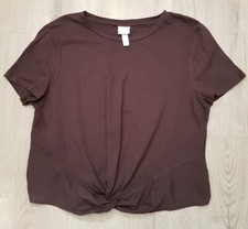 H&M Crop Top braun Gr. L NEU