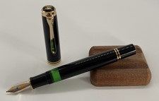 Pelikan Souverän M800, Füllfederhalter schwarz, 18ct gold Feder size B, 1997