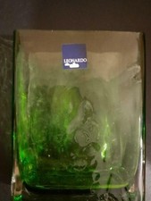 Leonado kleine eckige Vase grün