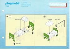 Playmobil® | Bauplan/Anleitung | DIN A 5 | 7921 | Krankenzimmer