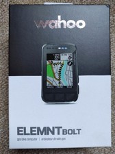 Wahoo Elemnt Bolt 2 GPS Fahrradcomputer - Schwarz - mit Zubehör und OVP - DEFEKT