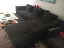 Wohnlandschaft mit Schlaffunktion,Sofa,300x240,L-Form,Lattenrost,Topzustand