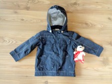 Outdoor-Jacke, Kapuzenjacke Gr. 86 / 92 von impidimpi in schwarz