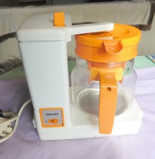 Kaffeemaschine Philips HD 5136 Vintage Kult 70er Jahre Orange funktioniert