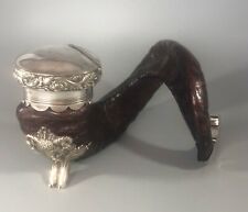 19th Century versilberte Snuff mull caezx