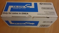 Original Kyocera TK-570C Toner für FS-C5400DN P7035CDN , Farbe: Cyan / Blau