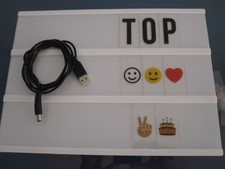 LED Leuchtkasten LIGHT BOX mit 122 Buchstaben, 41 Zahlen & Symbolen ++TOP++