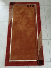 Schöner Handtuft Teppich Brücke 70x140 cm - NEU 