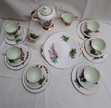 Harry Wheatcroft komplettes Paragon Prelude Kaffeeset mit Roslyn Kuchenteller